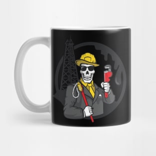 Skull Oil Gangster Mug